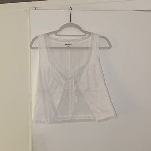 Reformation Rosalie Linen Top